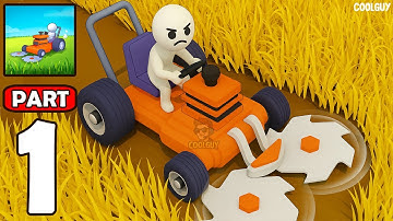 Stone Grass Gameplay Walkthrough Part 1 - Satisfying Mobile Game (Android,iOS)