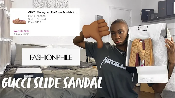 GUCCI SANDAL UNBOXING