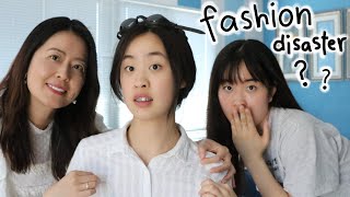 my mom and i choose my sister&#39;s outfits ~a quarantine lookbook~