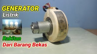 how to make a simple electric generator || from a former AC dynamo