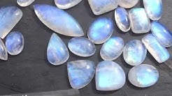 High quality Rainbow Moonstone cabochons