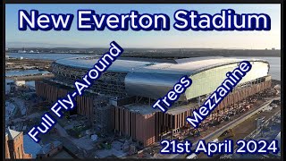 New Everton FC Stadium  Bramley Moore Dock  21st April 2024  Latest Progress Update #efc #toffees