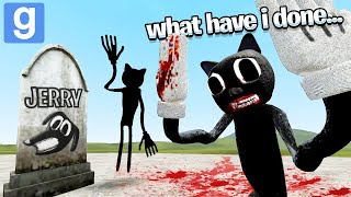 CARTOON CAT LOSES CONTROL  BAD TREVOR HENDERSON DUPES 40 (Garry's Mod Sandbox) | JustJoeKing