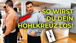 So wirst du ein Hohlkreuz los! | Schritt für Schritt Anleitung | Tim Gabel