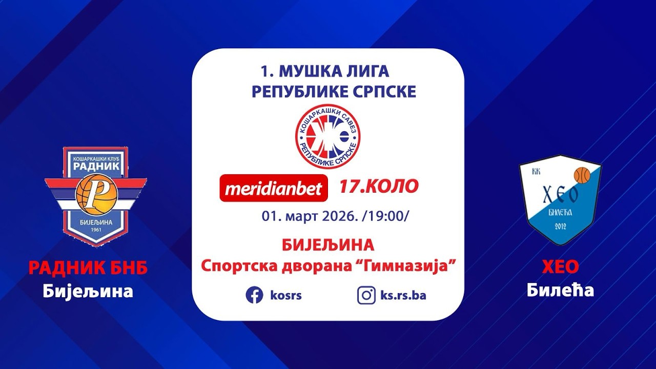 KK RADNIK BNB - KK HEO