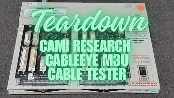 Teardown Cami Research CableEye M3U Cable Tester