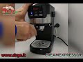 VIDEO Macchina per caffe espresso Sirge 15 bar Cappuccino Bar Caffe Cremoso all'italiana