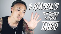 5 REASONS WHY YOU SHOULD 'NOT' GET A TATTOO | @THESTYLEDOGG 