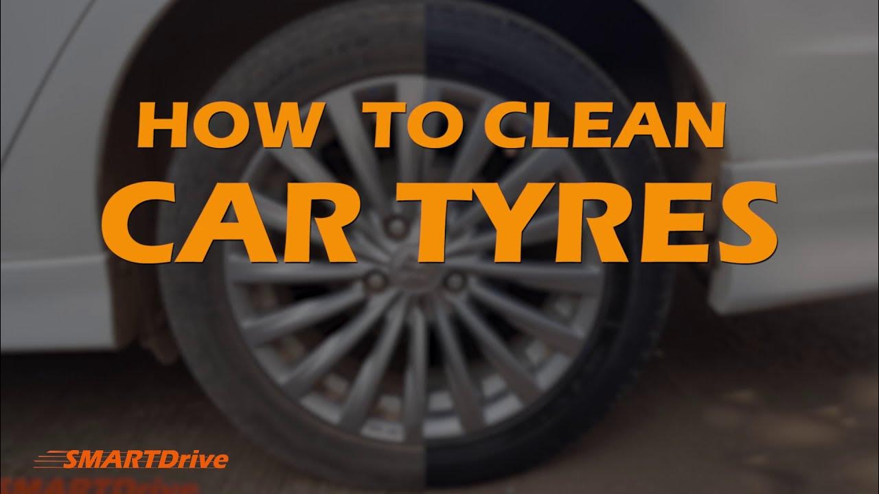 How to Clean car tyres to BRAND NEW Look with tyre dresser SMARTDrive