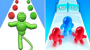 Rope Man Run vs Join Blob Clash 3D Max All Levels Android Ios Gameplay Ep70