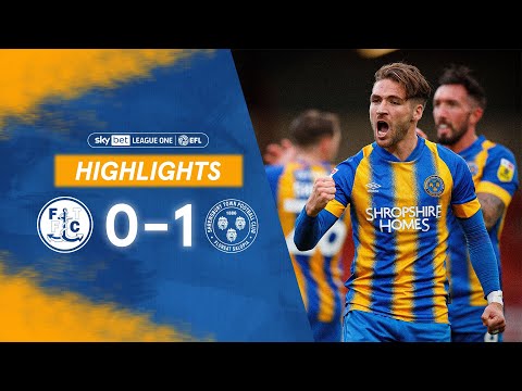 Fleetwood Town Shrewsbury Goals And Highlights