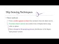 Slip Sensors