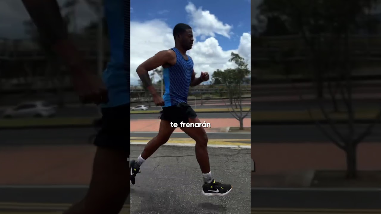 ¡Así se corre cuesta abajo! 