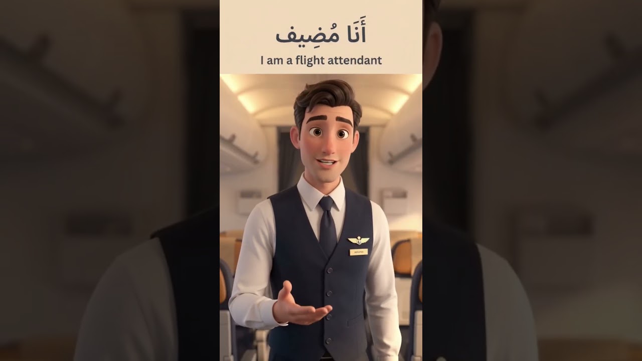 Can You Name These 3 Jobs in Arabic? ✈️👩‍✈️👨‍✈️🤯