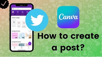 How to create a post for Twitter on Canva?