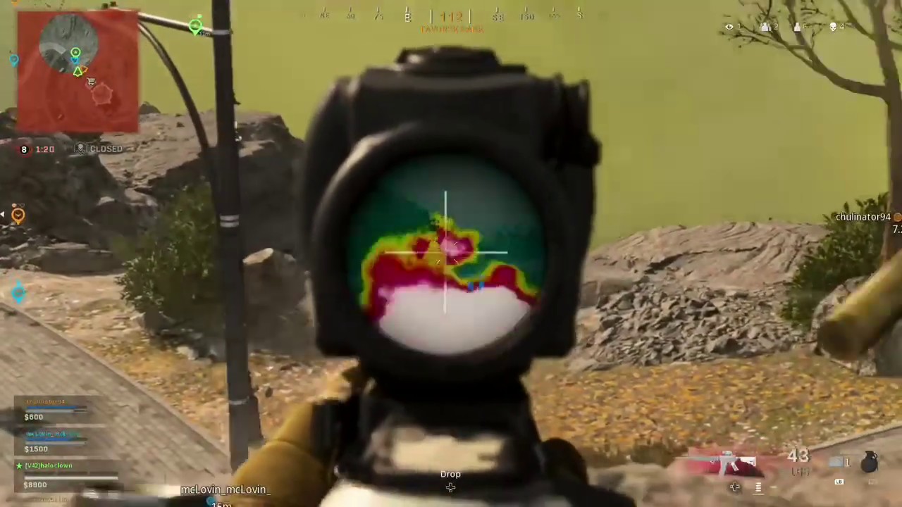 Cod warzone M4 thermal scope YouTube