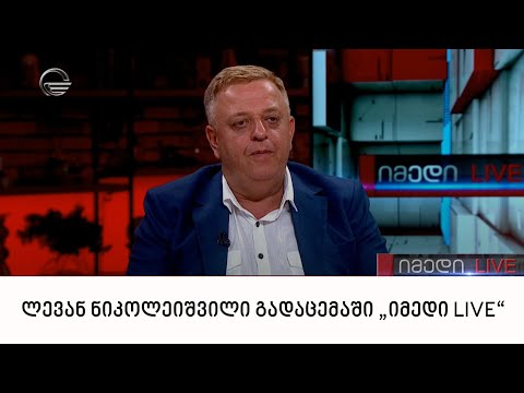 ექსპერტი, ლევან ნიკოლეიშვილი გადაცემაში „იმედი LIVE“