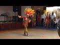 Brazilian carnival dance samba solo