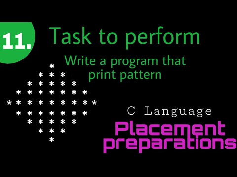 Star Pattern Program in C Hindi - 11 @TechnicalMinds