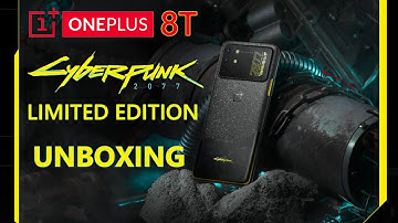 Oneplus 8T CyberPunk 2077 Limited Edition Unboxing and initial Setup with Google Playstore 🔥🔥🔥