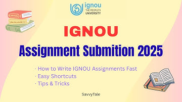 How to Write IGNOU Assignments Fast | Easy Shortcuts, Tricks & Tips 2025🔥 Easiest way | SavvyTale 