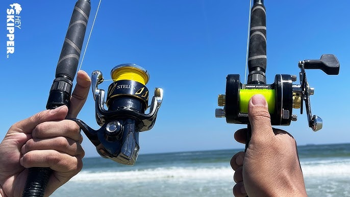 How to cast a Bail less spinning reel in the surf 