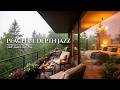 Soft Rain and Smooth Piano Jazz – Peaceful Cabin Retreat for Study &amp; Work