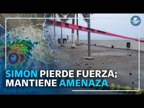 Huracán Simon baja a categoría 3; mantiene alerta por sus efectos