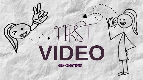 My First Video 🙋🏻‍♀️ | Animated Intro👋🏻 Video 