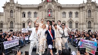 Только что: BTS встретились с Кейко Фухимори во дворце, пикник Тэхёна стал вирусным! screenshot 3