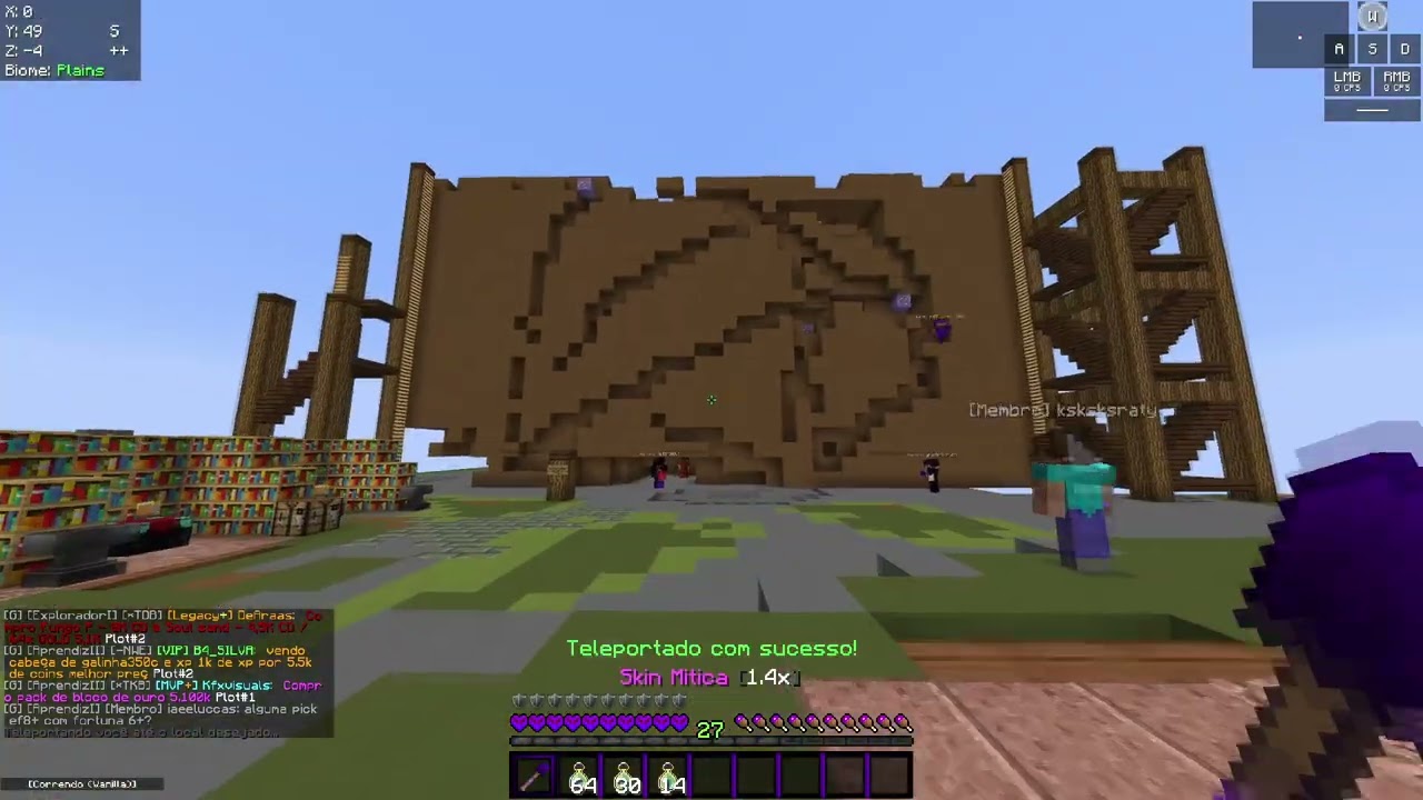 Minecraft: 5 HORAS Só Cavando com a SKIN MÍTICA na NerdZone! 😵