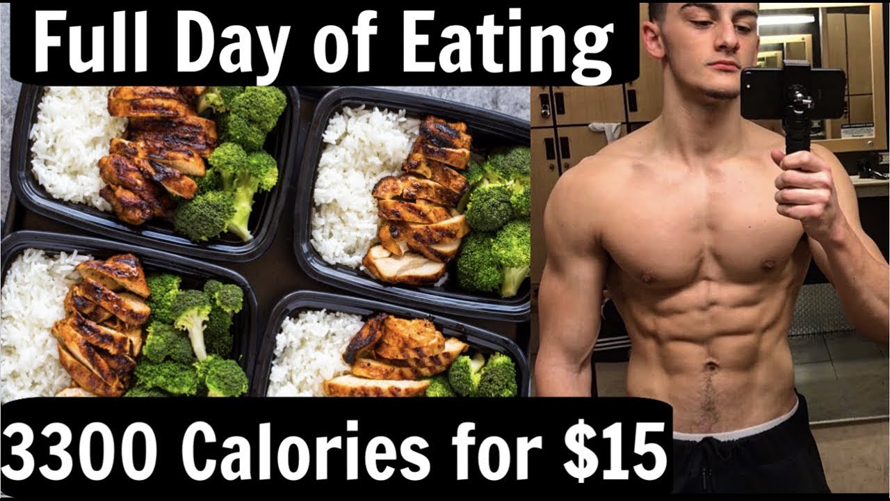 Full Day of Eating (Bulking). How to Eat 3300 Calories for 15 YouTube