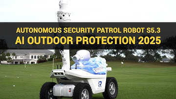 Autonomous Security Patrol Robot S5.3 | AI Outdoor Protection 2025