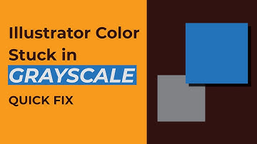 Fix Adobe Illustrator Color Reverting to Grayscale | Quick Tutorial
