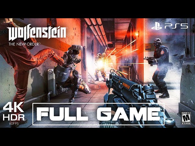 Wolfenstein: The New Order Gameplay (PC UHD) [4K60FPS] 