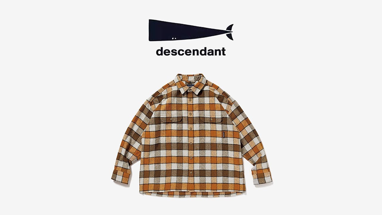 20aw DESCENDANT VANING CHECK LS SHIRT dev.unilibre.edu.mx