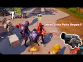 New Cannon Glitch in Party Royale Emote Battle with the Cannon Glitch..🤯
