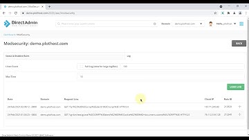How to check ModSecurity logs and disable rules in DirectAdmin