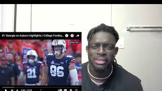 #1 Georgia vs Auburn Highlights Week 5 | 2023 College Football Highlights REACTION