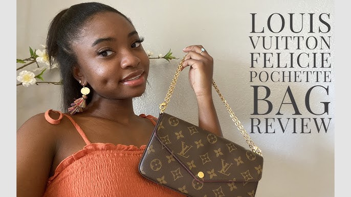 LOUIS VUITTON FELICIE POCHETTE WHAT FITS INSIDE 2020