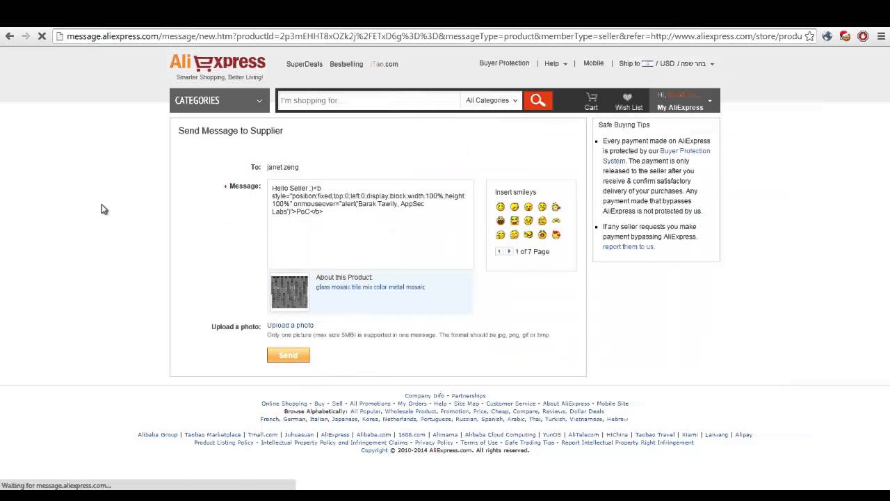 Vulnerabilities in Alibaba Marketplace Exposed Buyer and Seller Accounts -  SecurityWeek