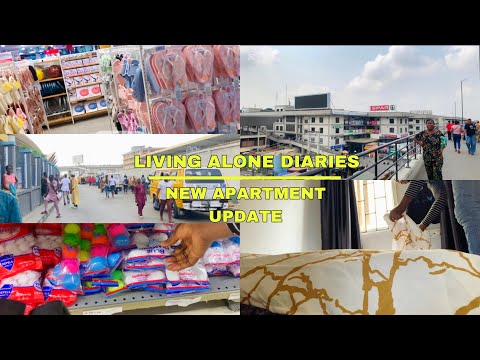 LIVING ALONE DAIRIES | MOVING IN A NEW APARTMENT IN LAGOS, NIGERIA