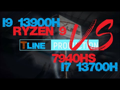 Intel Core i9 13900H vs Intel Core i7 13700H vs Ryzen 9 7940HS