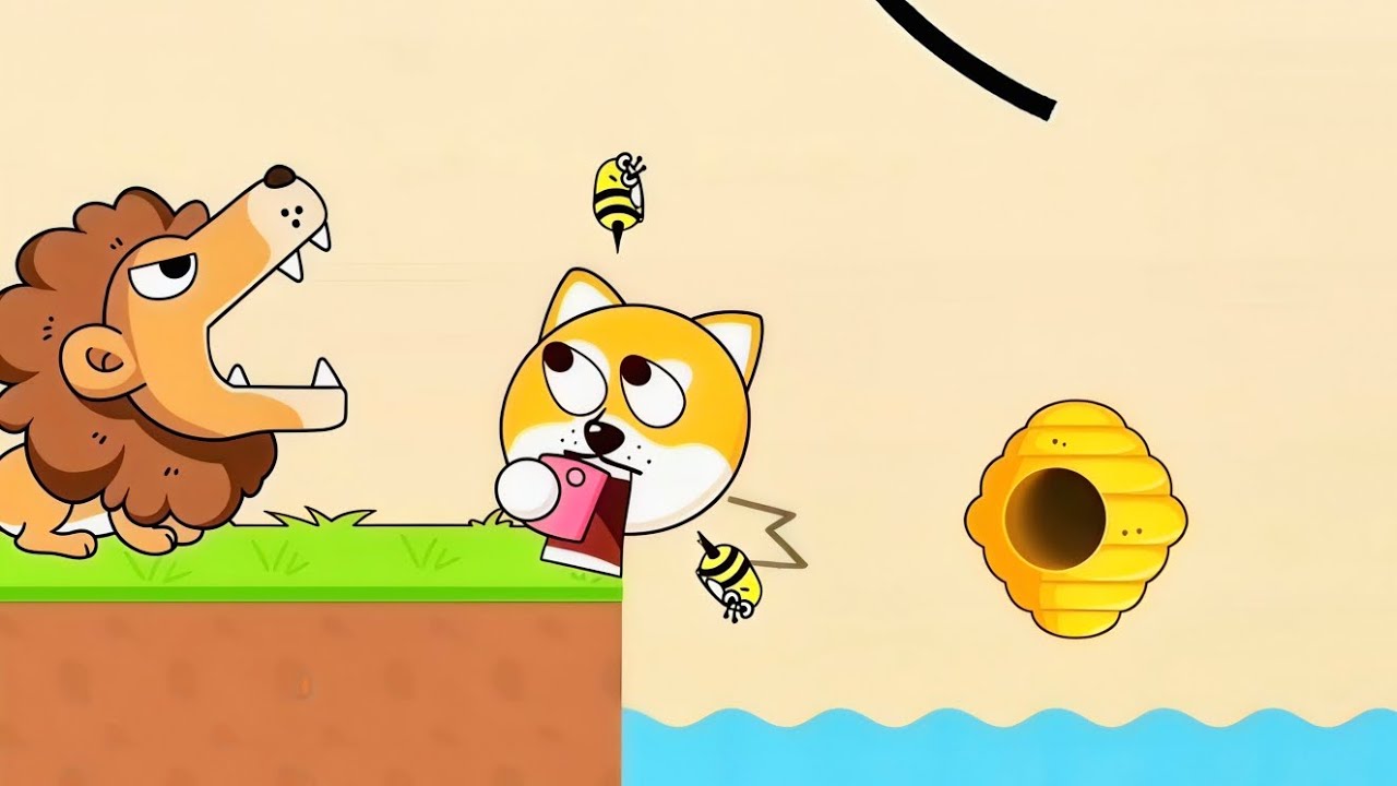 Save the doge game play girl and scored in danger zone - YouTube