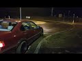 BMW E36 318is Wet Roundabout Drift