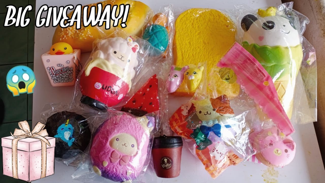 Bagi Bagi Squishy Licensed Gratis 😱😍 Giveaway Squishy Youtube