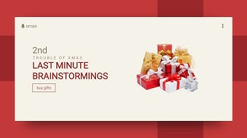 Christmas Responsive Landing Page Design Using HTML CSS & JS | Animated Website Design With HTML CSS