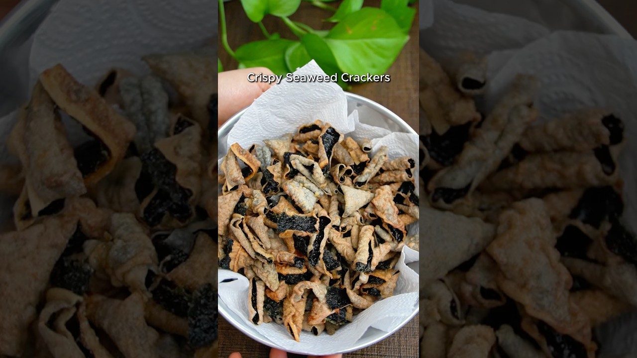 Хрустящие крекеры из морских водорослей 🤤