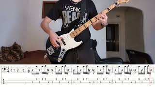 Riverside - Driven to Destruction Bass Cover With Tabs