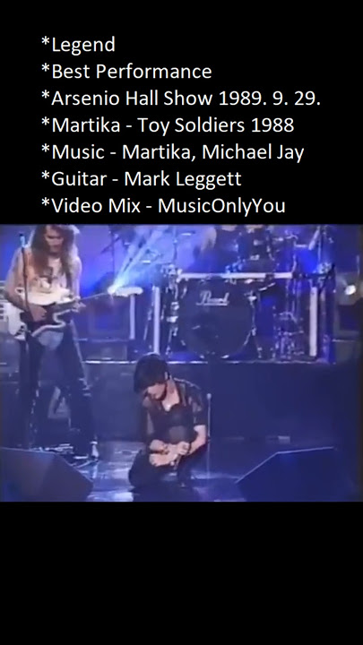 Martika - Toy Soldiers *3 (Arsenio Hall Show 1989) *special video mix : MusicOnlyYou